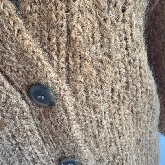 & Other Stories Warm Tan Cardigan - Picture 4 of 6